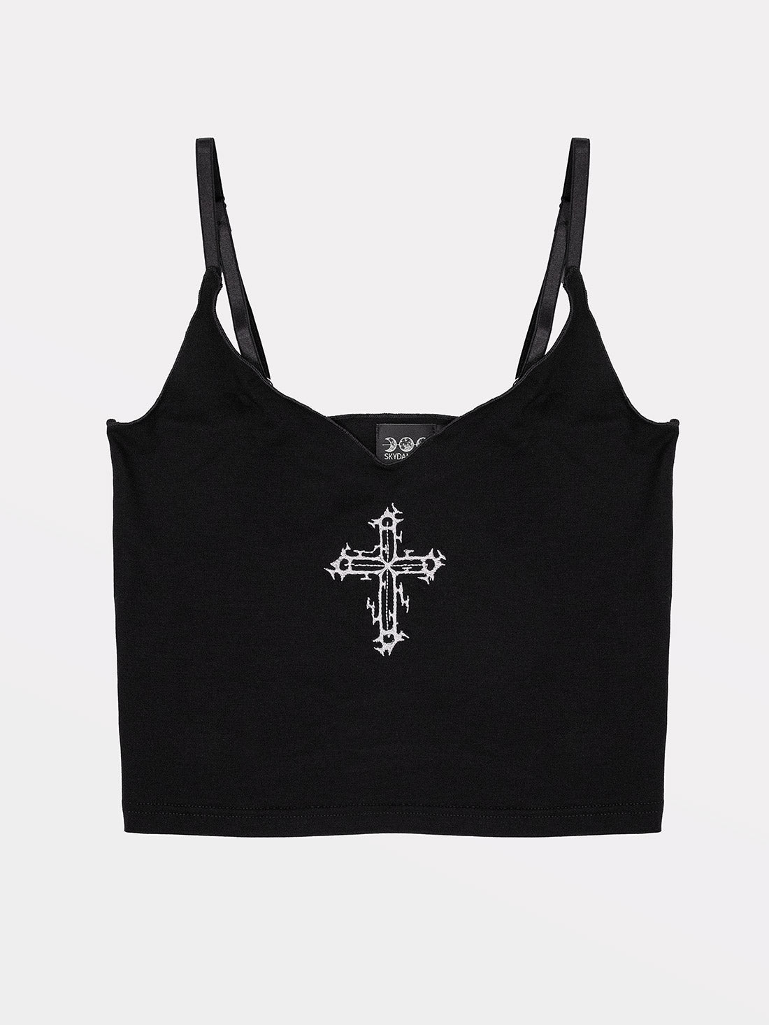 Haunted Cross Crop Top