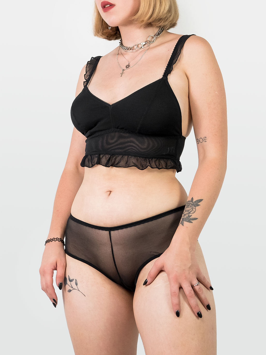 Divine Low Rise Mesh Panties