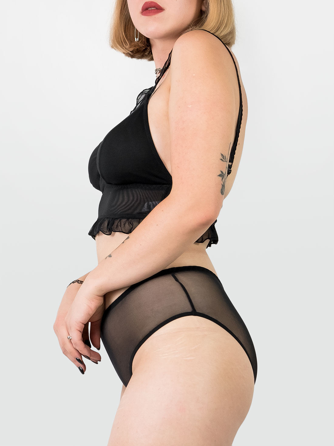 Divine Low Rise Mesh Panties
