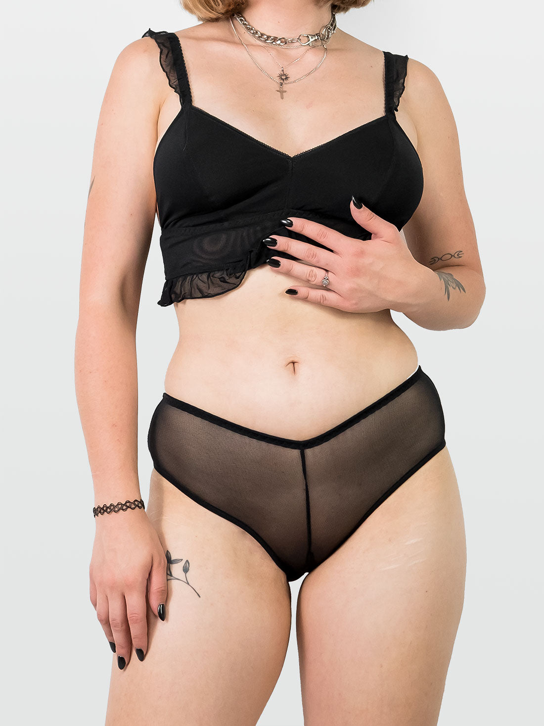 Divine Low Rise Mesh Panties