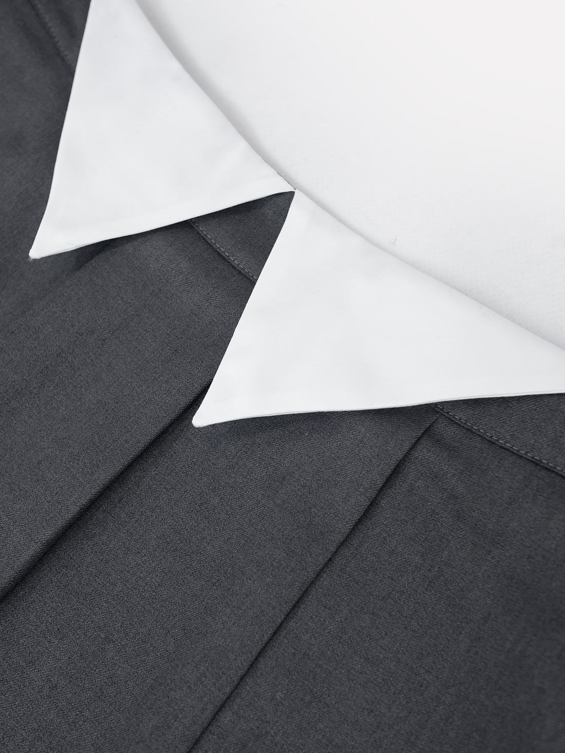 Ether Grey Pleated Mini Skirt