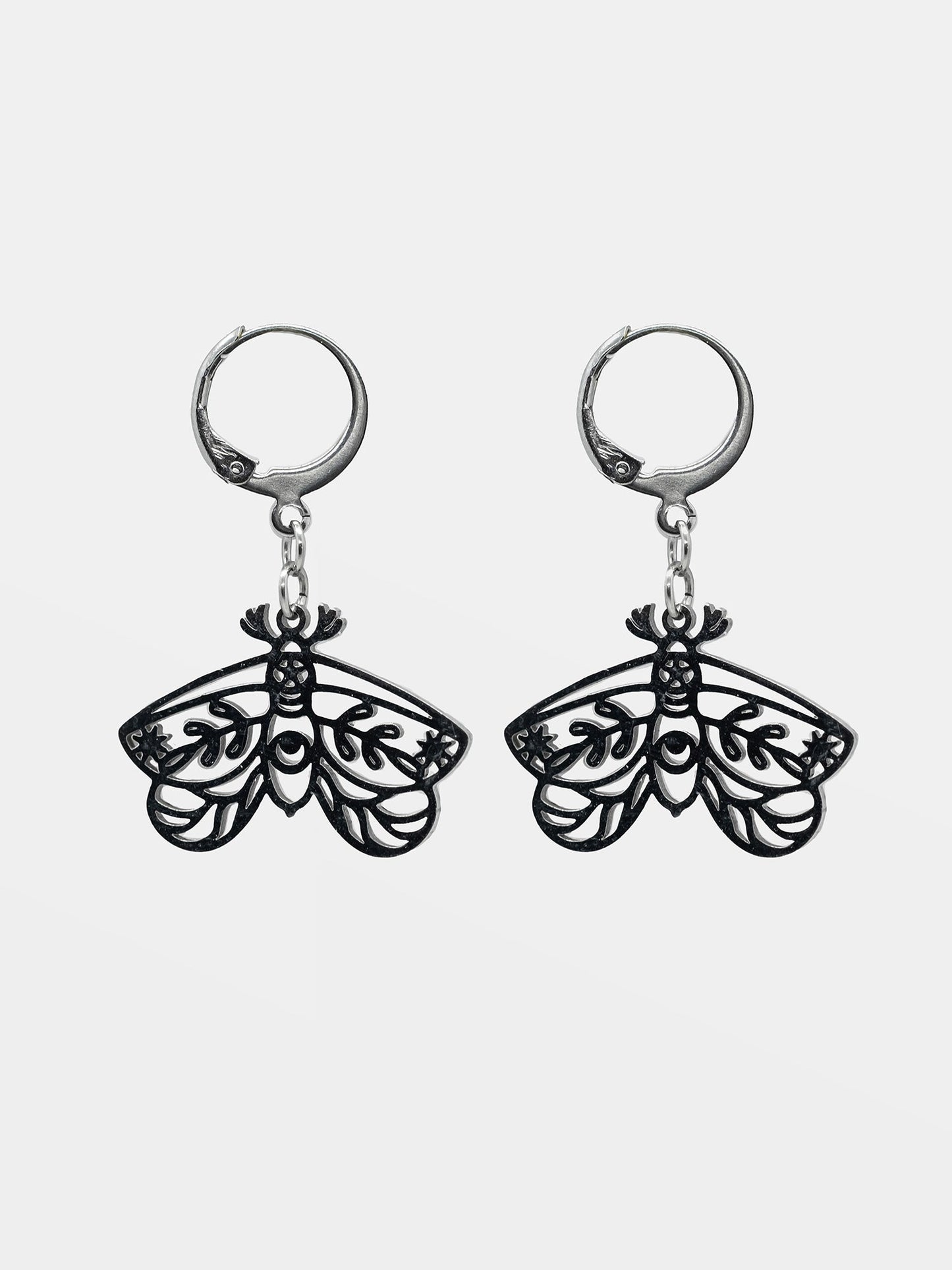 Earthbound Moth Earrings
