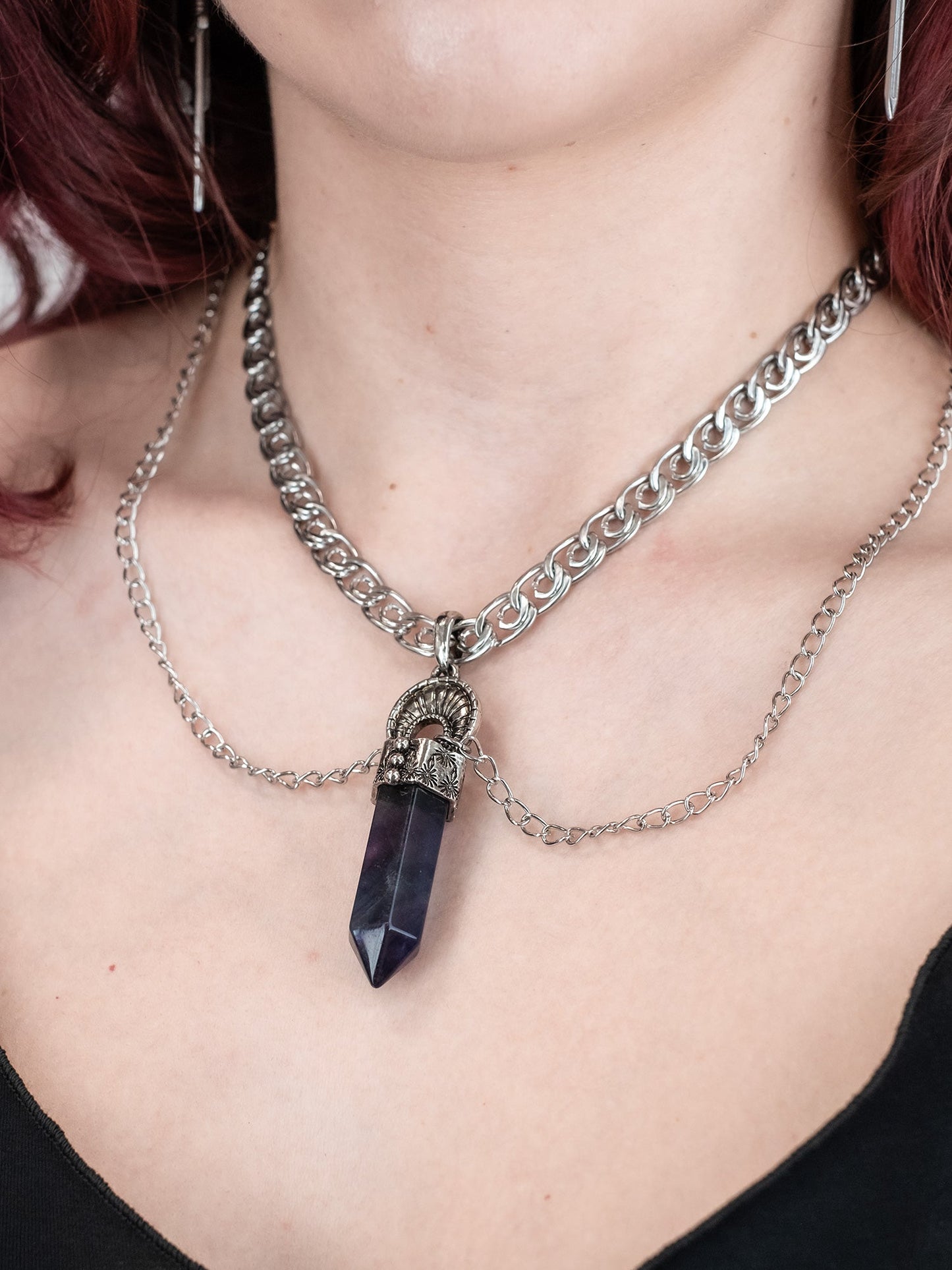 Yukon Fluorite Double Necklace