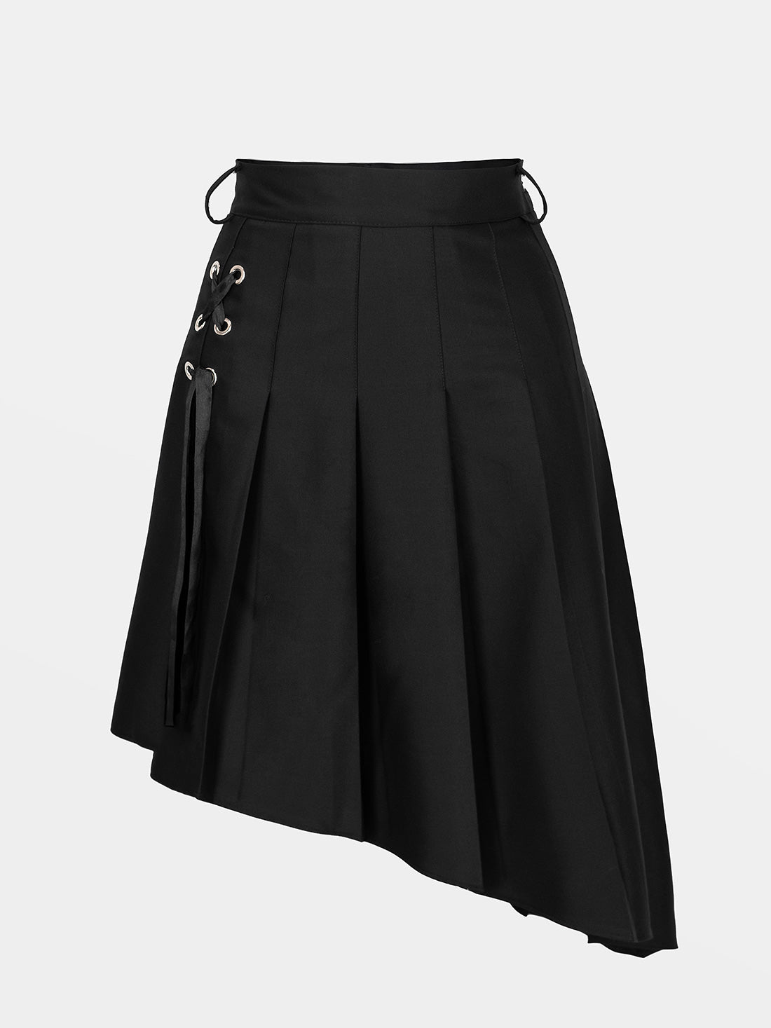 Delilah Pleated Lace Up Skirt