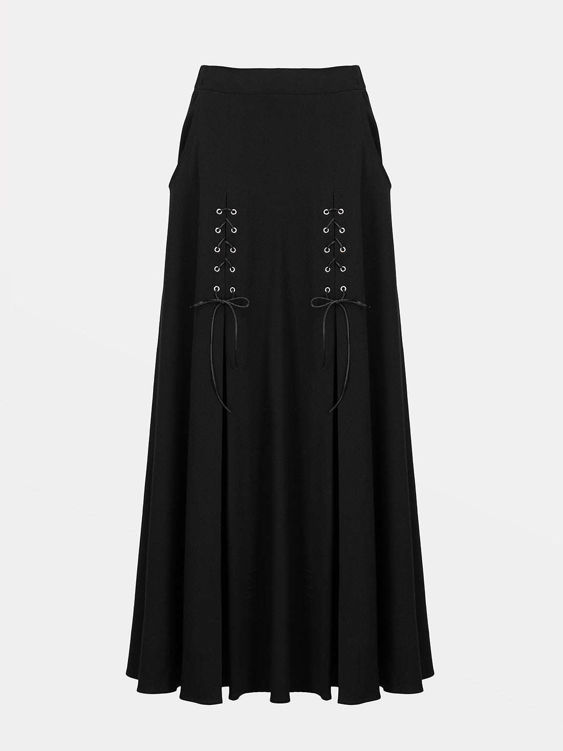 Lucretia Lace Up Maxi Skirt