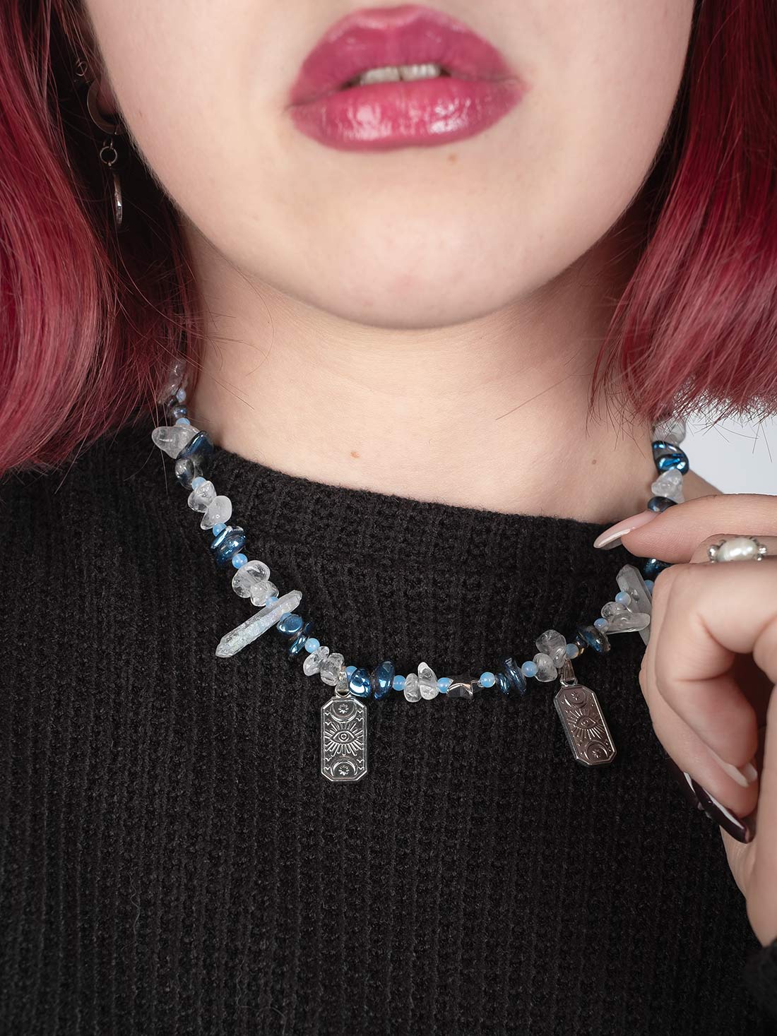 Retrograde Gemstone Choker