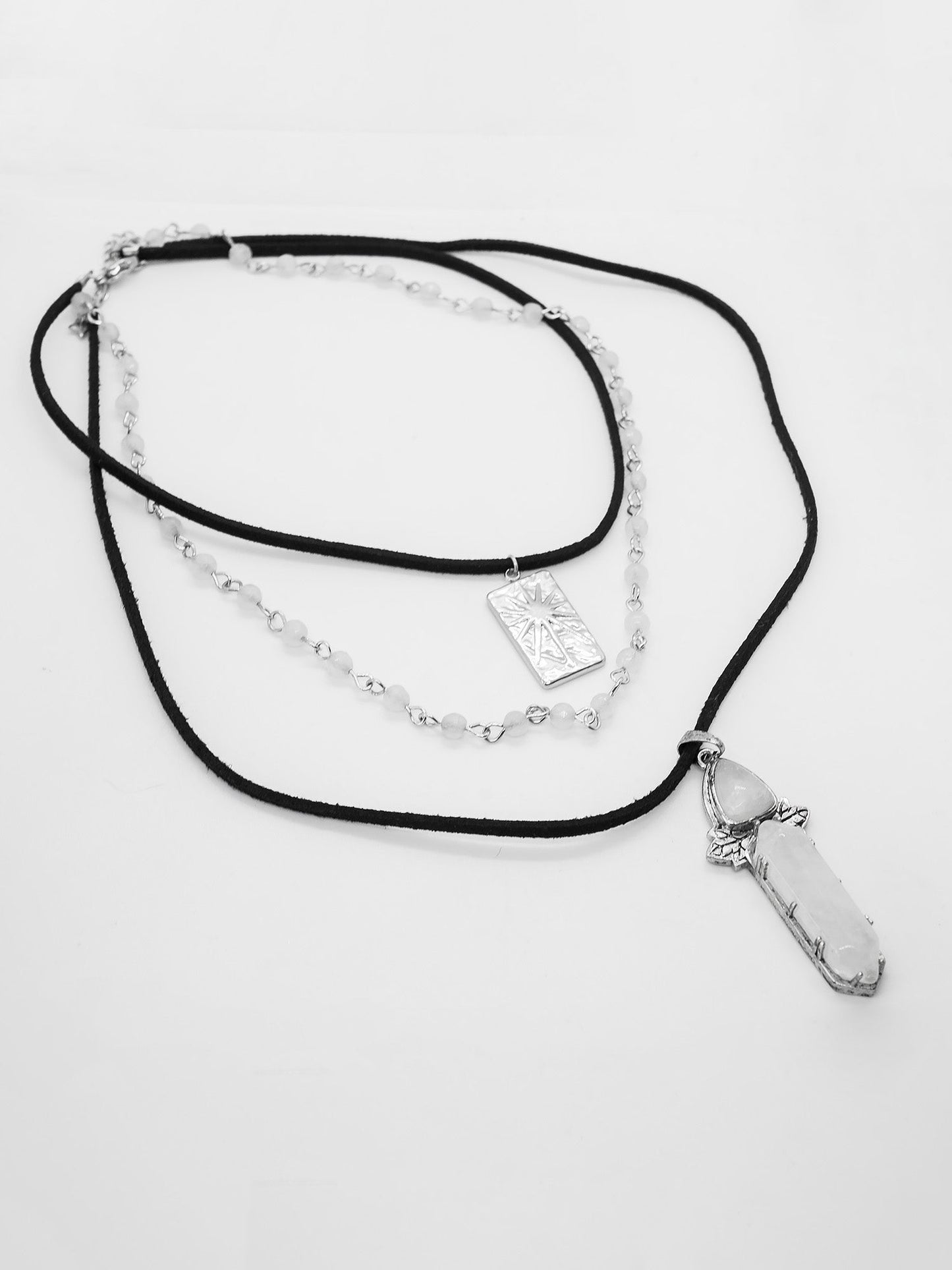 Lunestia Quartz Necklace Set