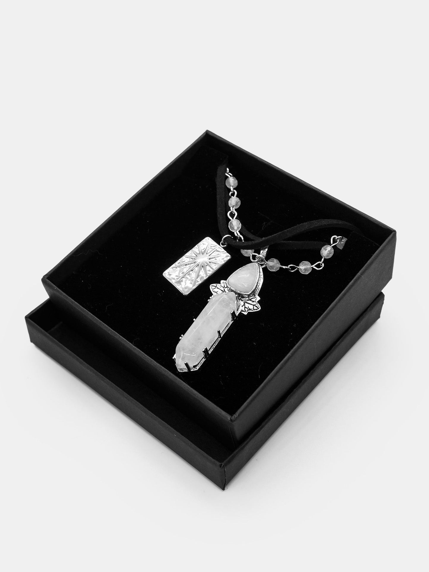 Lunestia Quartz Necklace Set