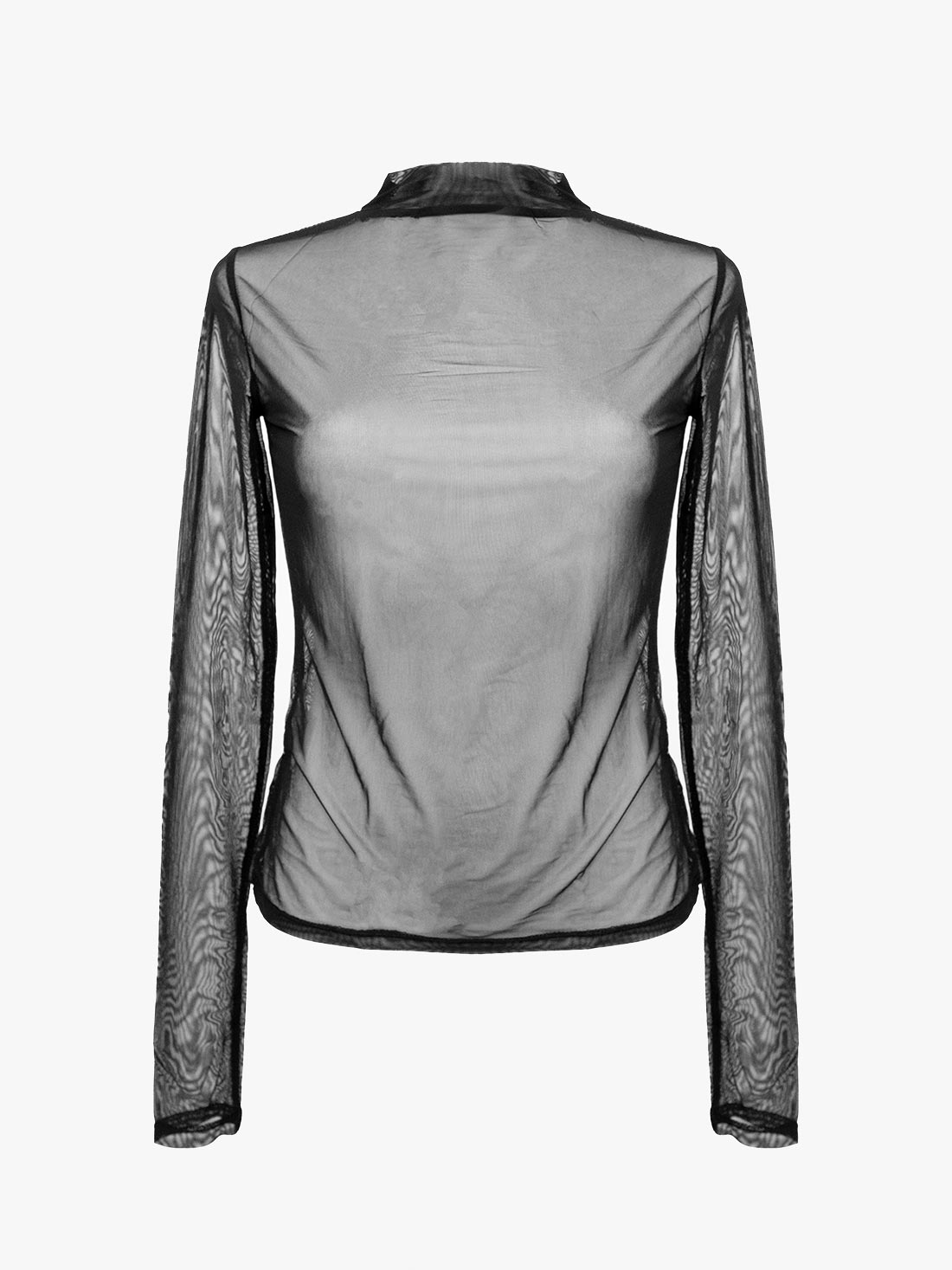 Black Mesh Top
