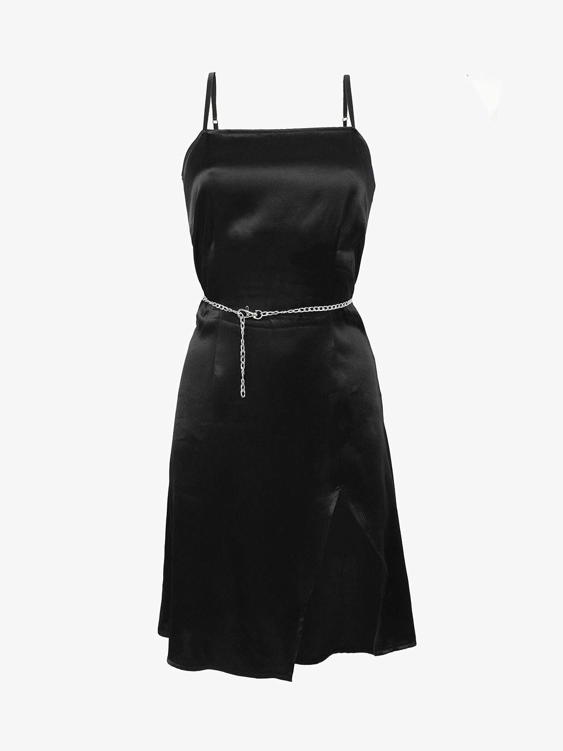 Heroine Satin Slit Dress