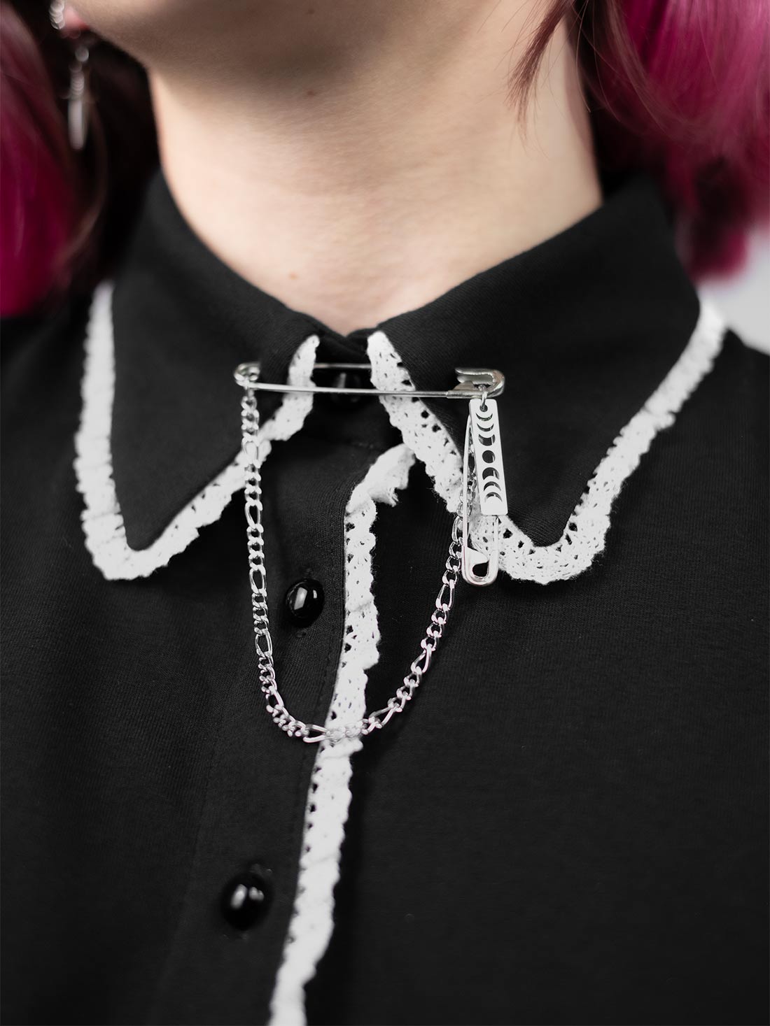 Moon Phases Brooch
