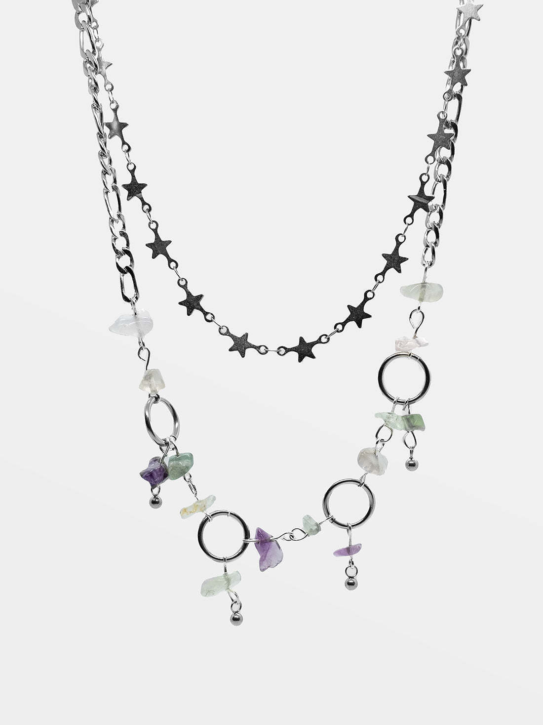 Fairytale Fluorite Double Necklace