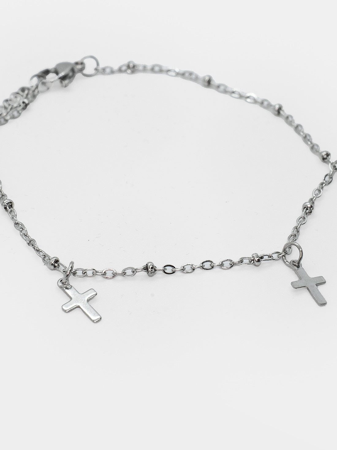 Entombed Cross Bracelet