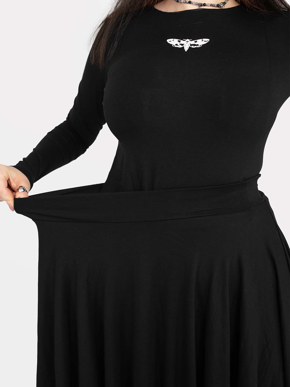 Sceptre Asymmetric Midi Skirt
