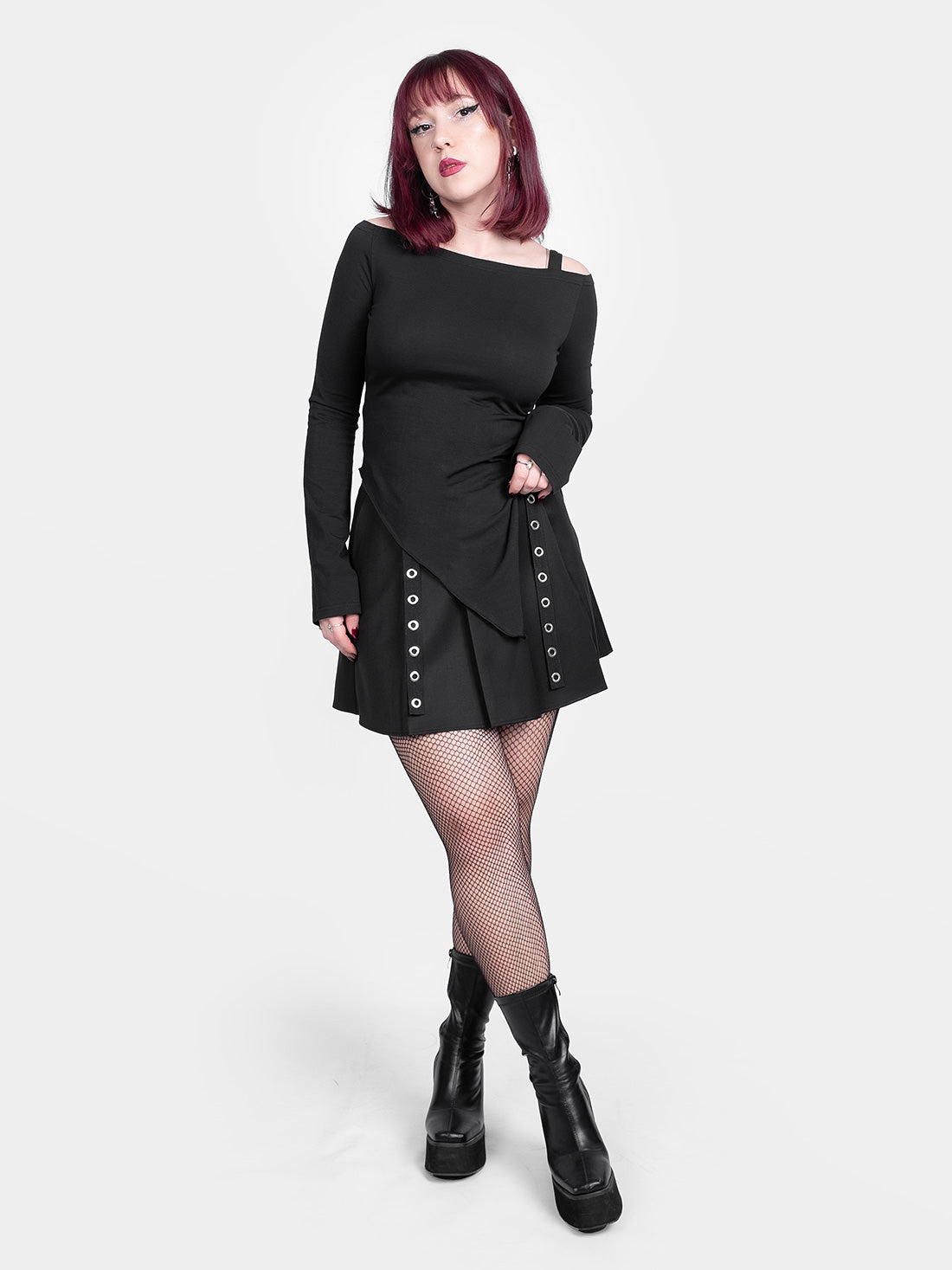 Avril Asymmetrical Off-Shoulder Top
