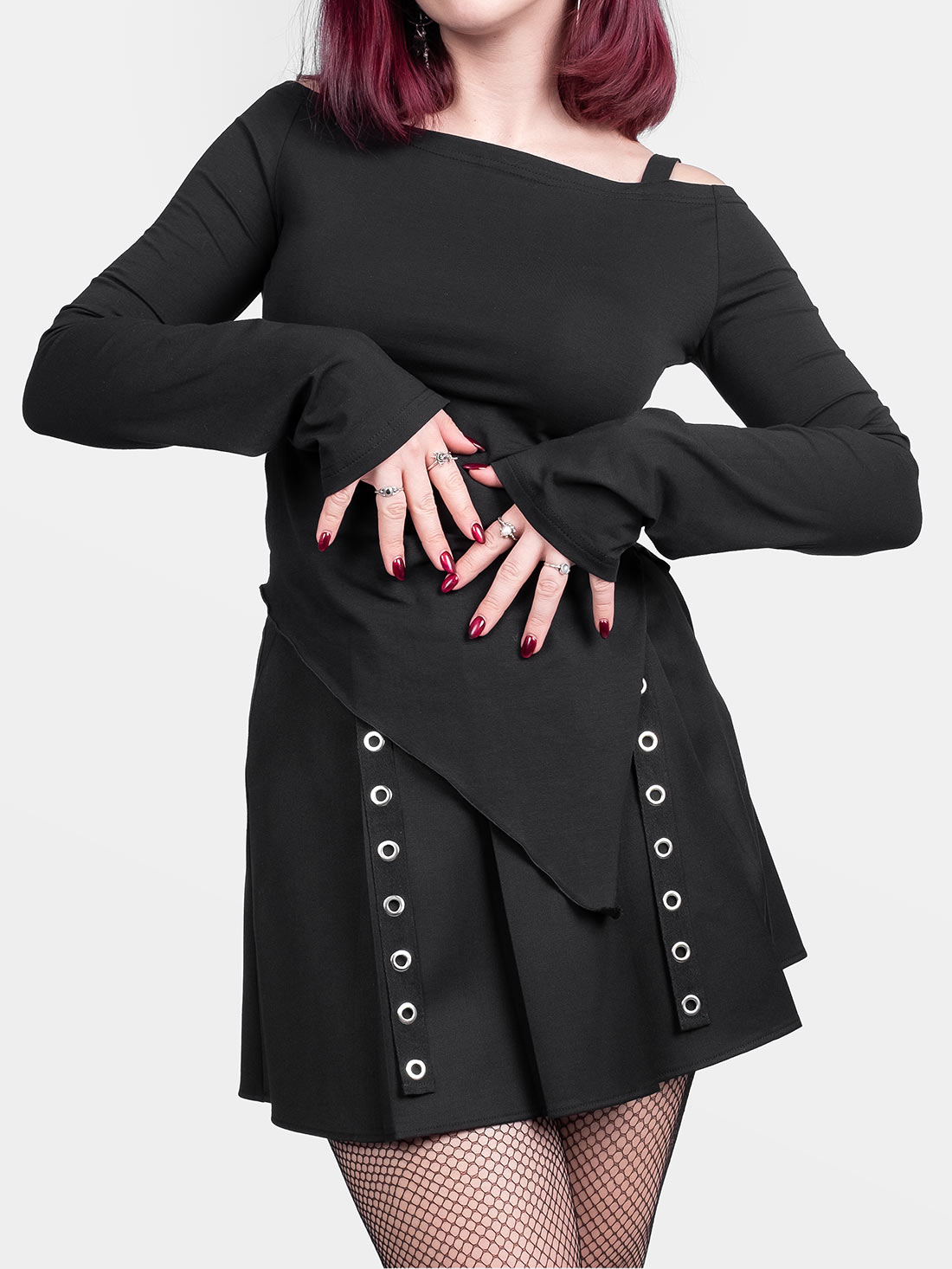 Avril Asymmetrical Off-Shoulder Top