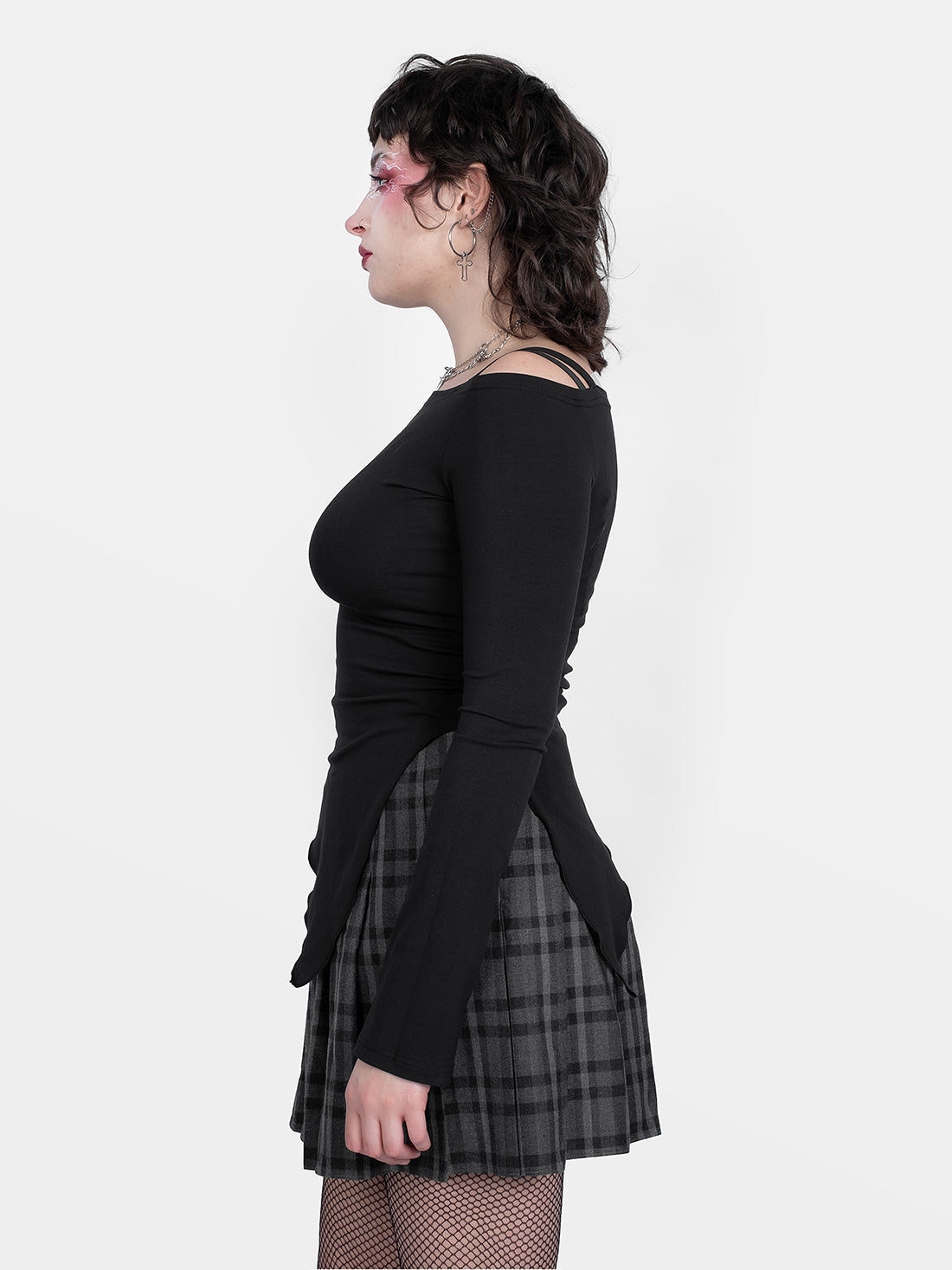 Avril Asymmetrical Off-Shoulder Top