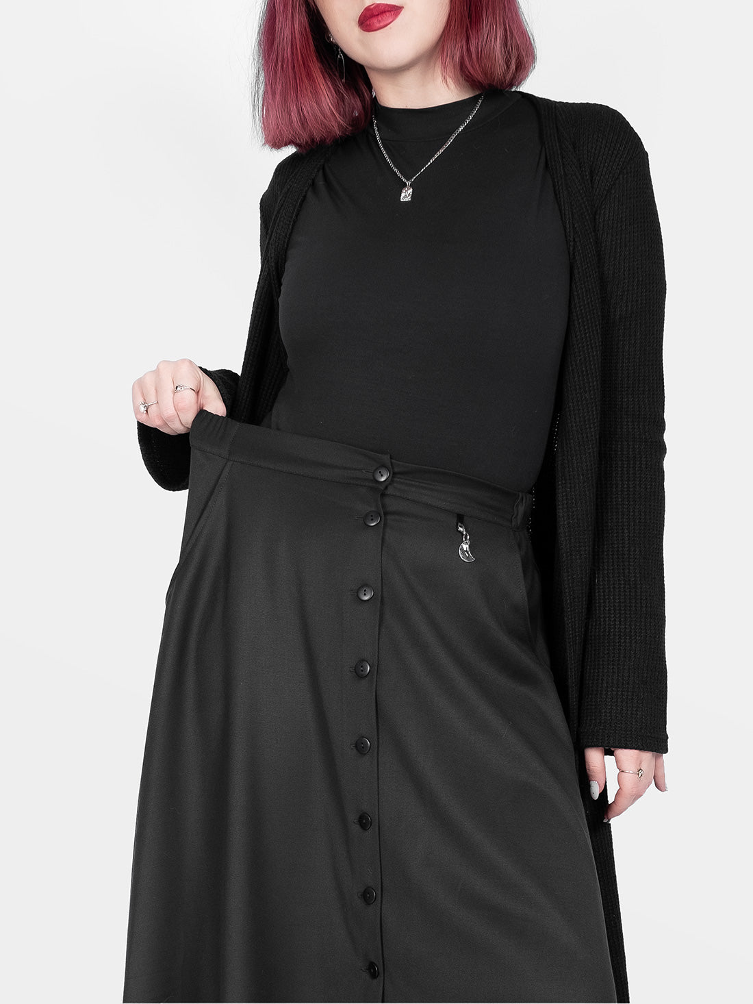 Beatrice Button Up Maxi Skirt