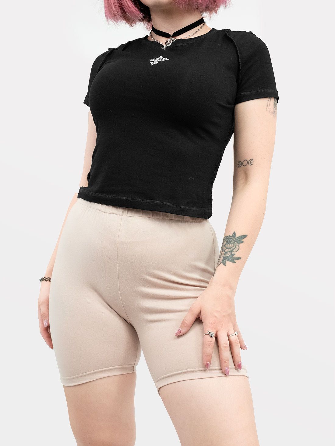 Beige Safety Shorts