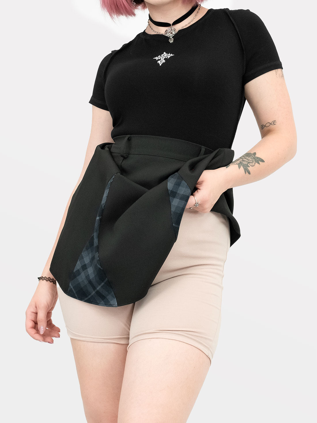 Beige Safety Shorts