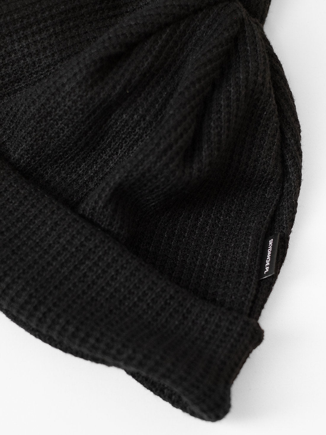 Black Knitted Beanie