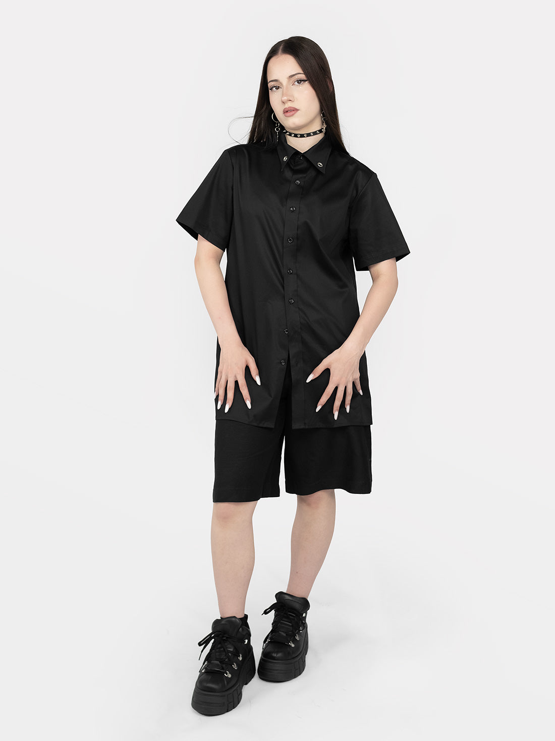 Damnation Cross Black Shirt