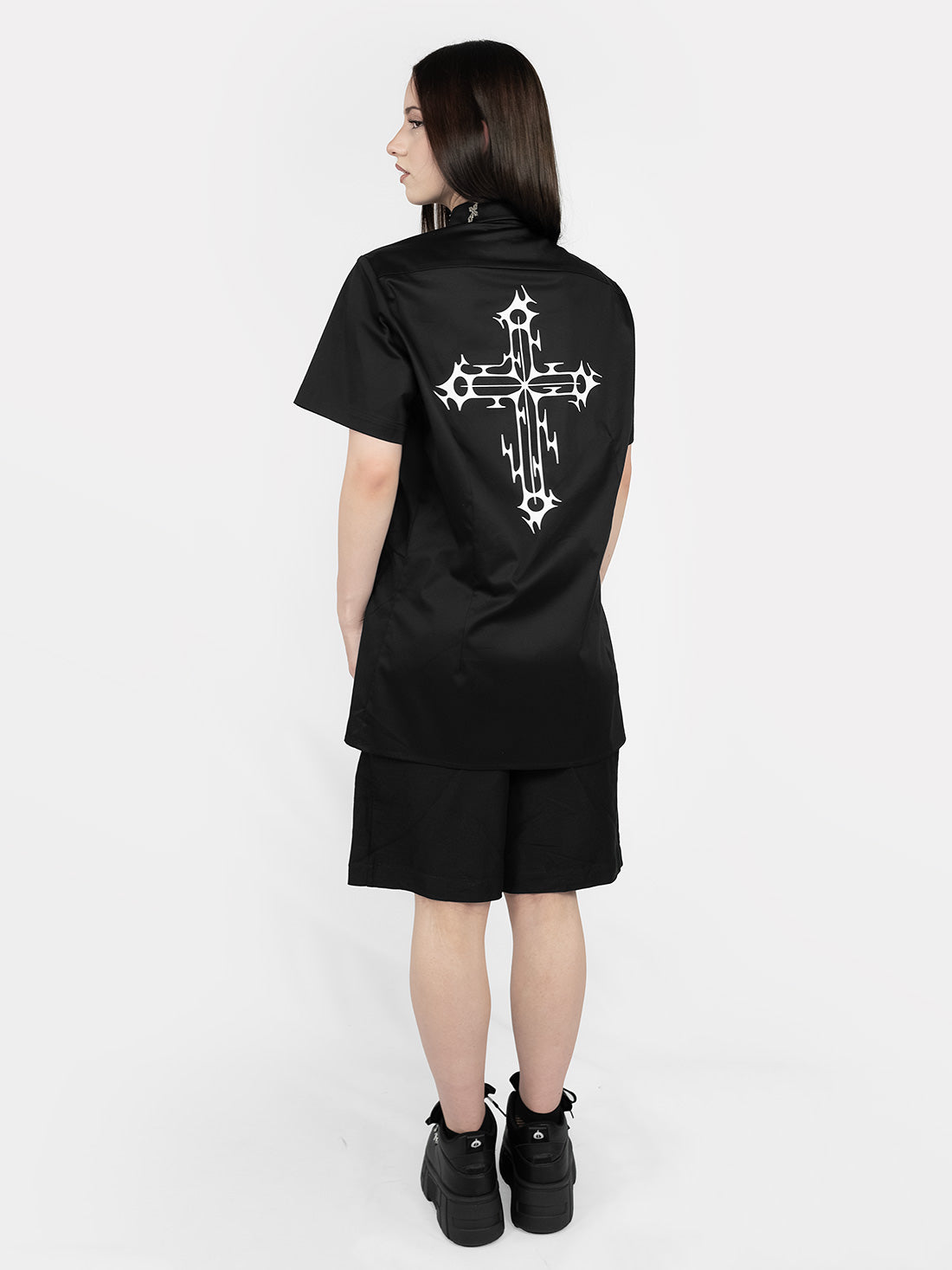 Damnation Cross Black Shirt