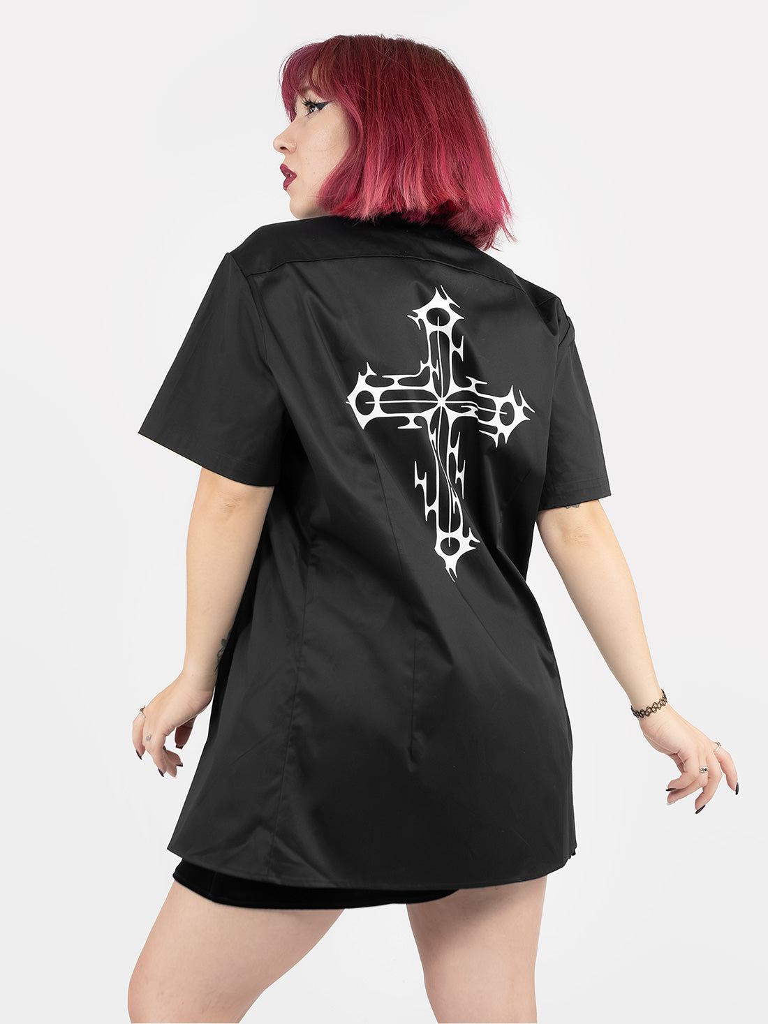 Damnation Cross Black Shirt