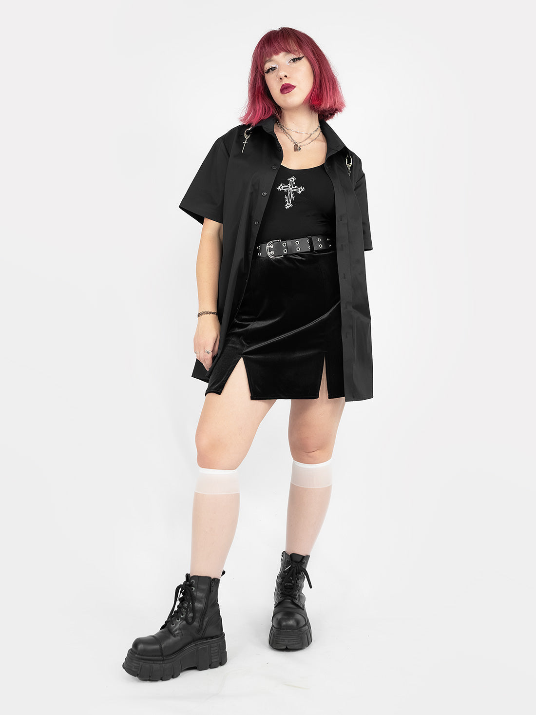 Damnation Cross Black Shirt