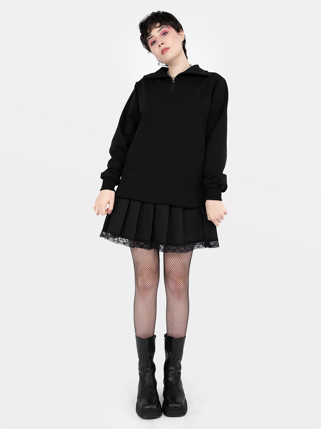 Sabbath Mock Neck Sweatshirt