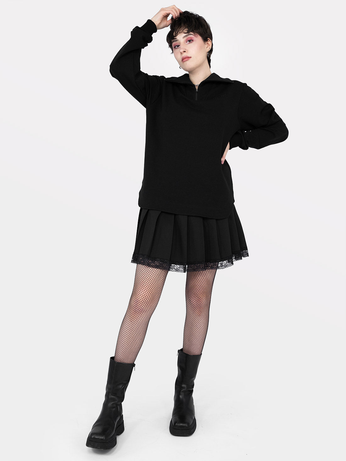 Sabbath Mock Neck Sweatshirt