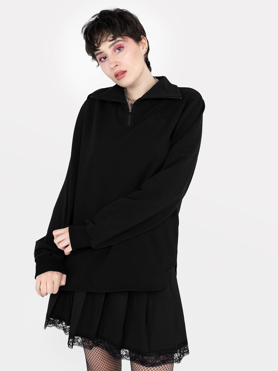 Sabbath Mock Neck Sweatshirt