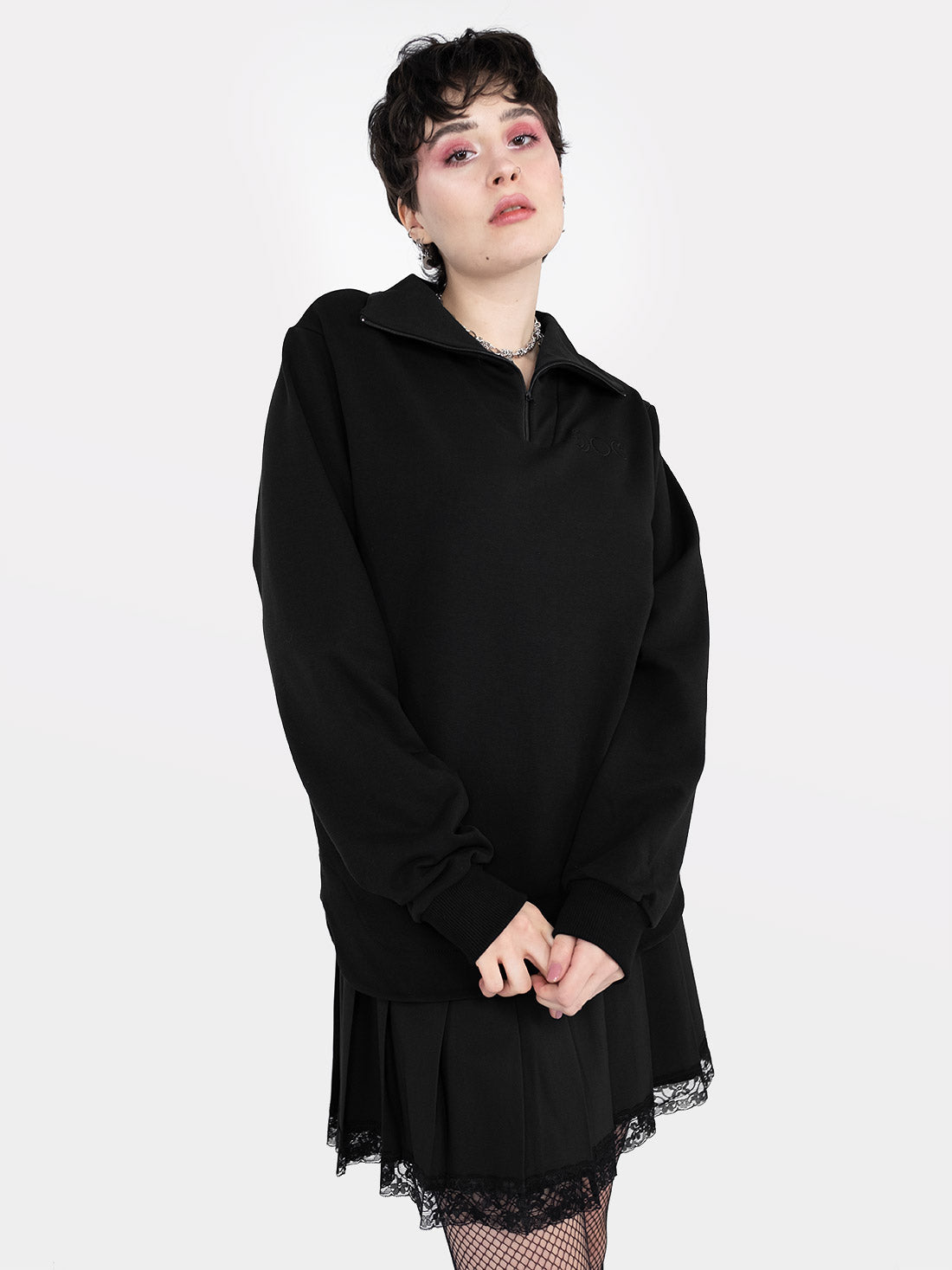 Sabbath Mock Neck Sweatshirt