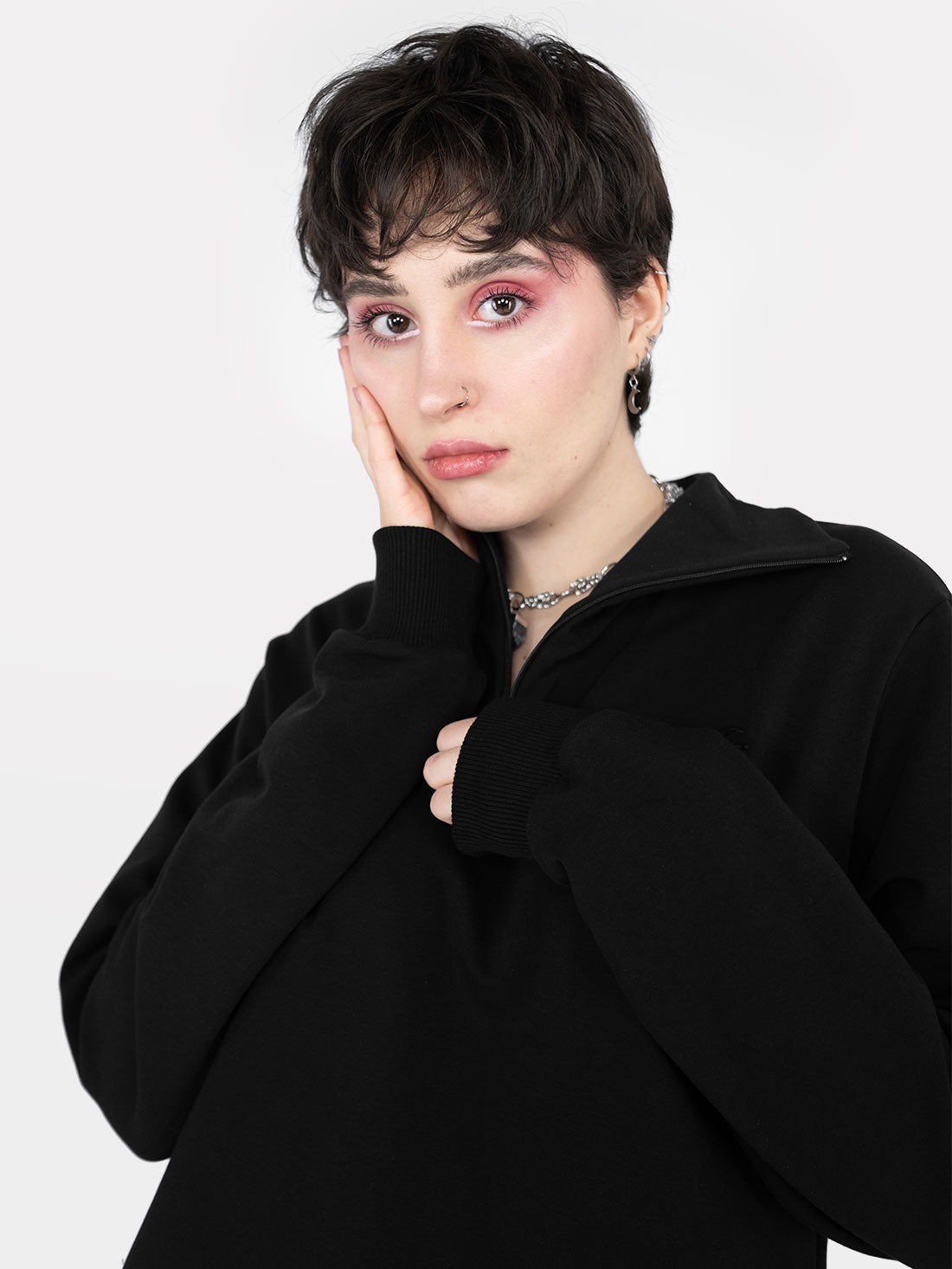 Sabbath Mock Neck Sweatshirt