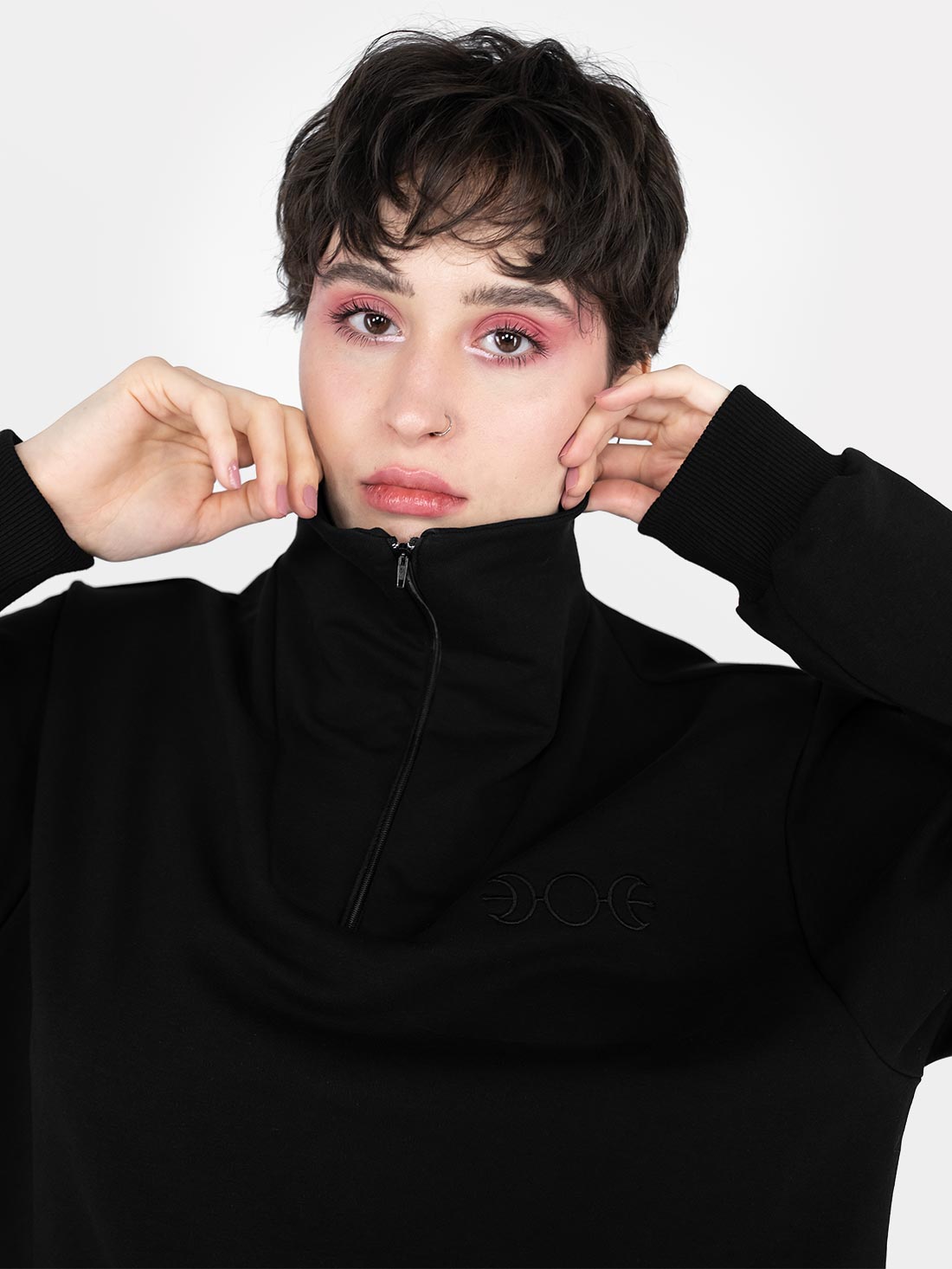 Sabbath Mock Neck Sweatshirt