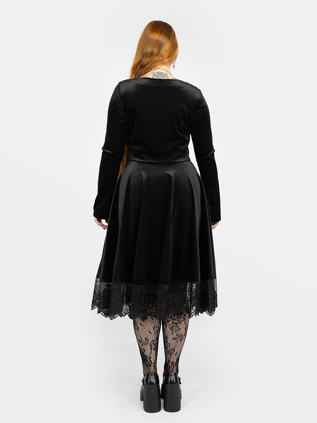 Nyx Velvet Longsleeve Dress