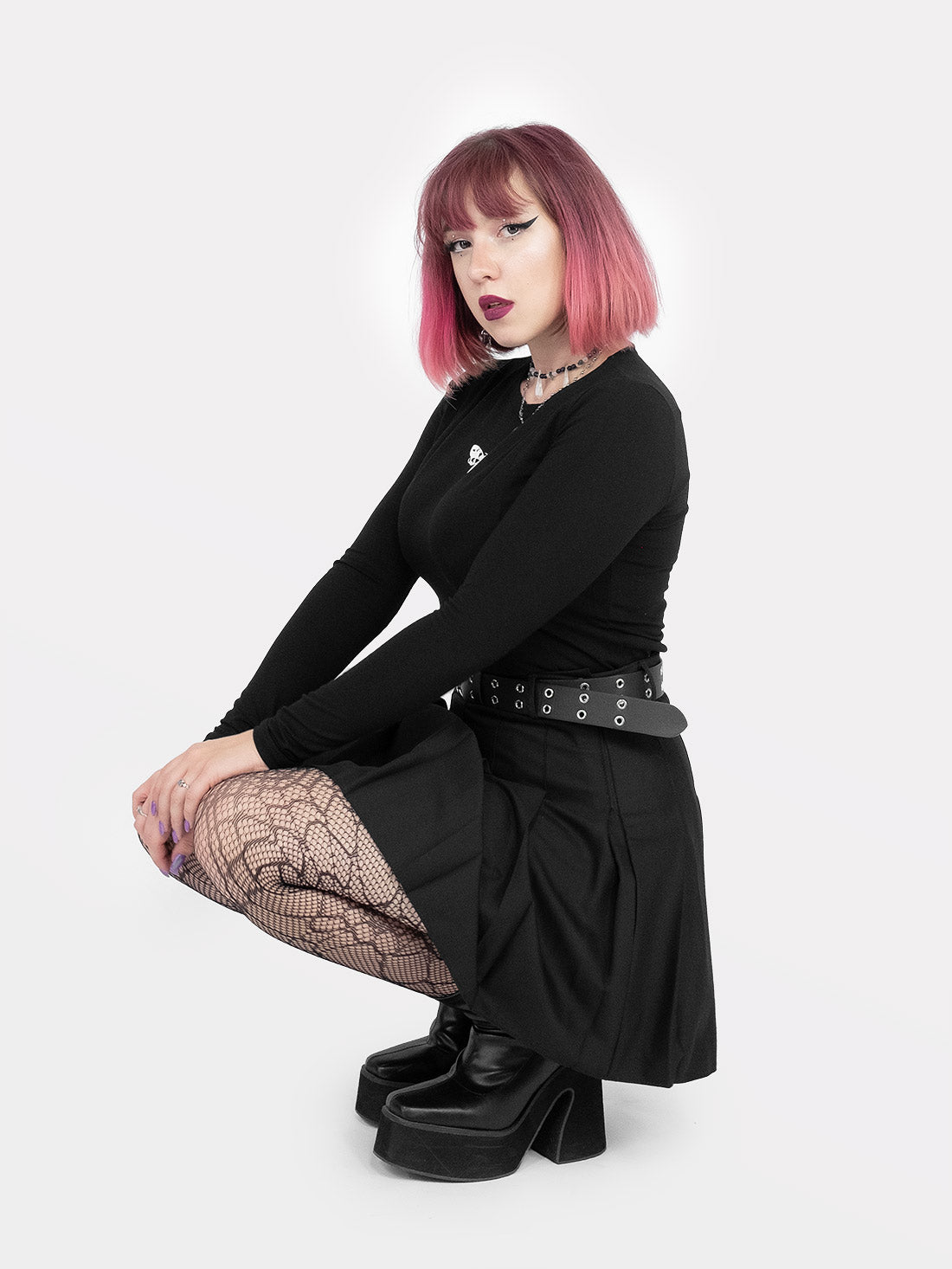 Black Tennis Skirt