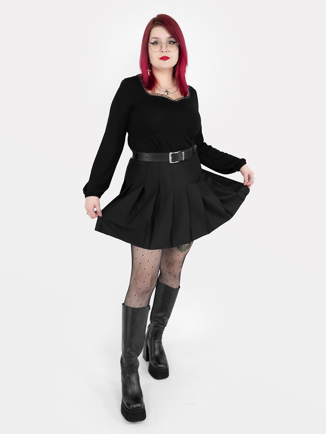 Black Tennis Skirt