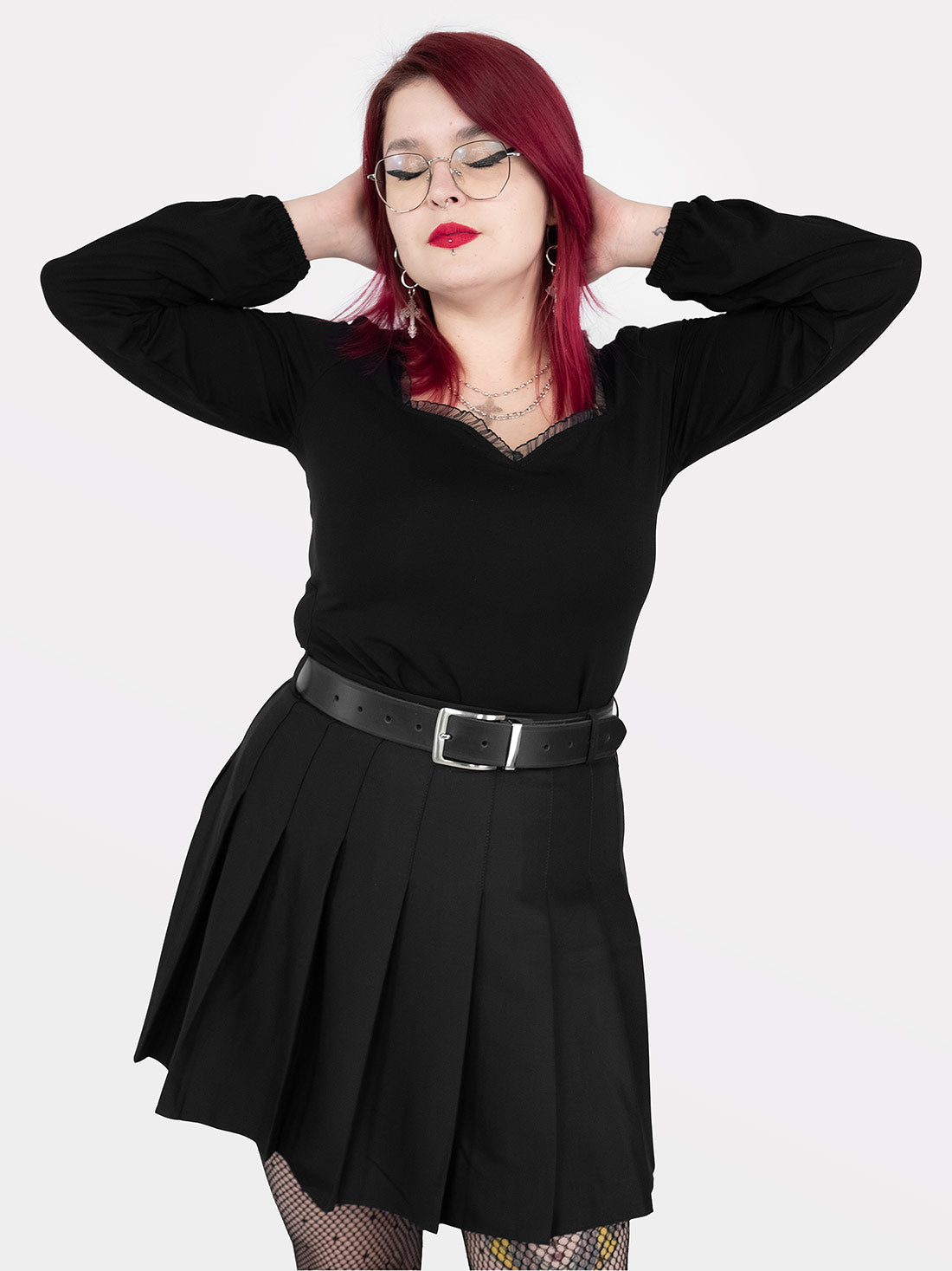 Black Tennis Skirt