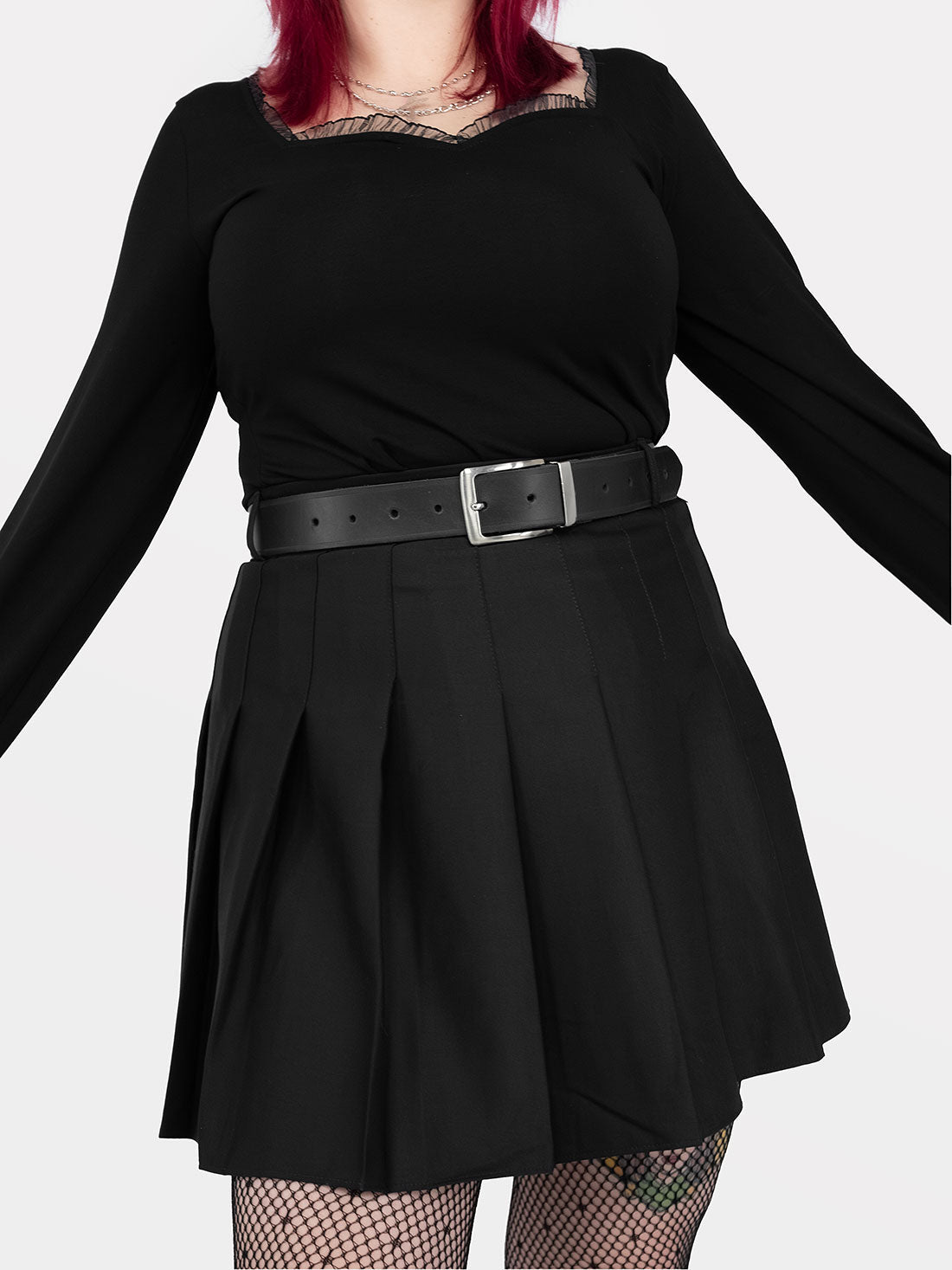 Black Tennis Skirt