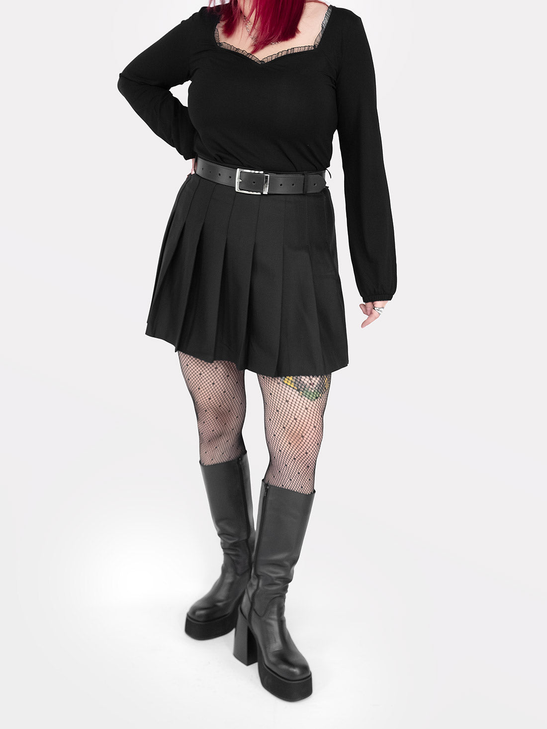 Black Tennis Skirt