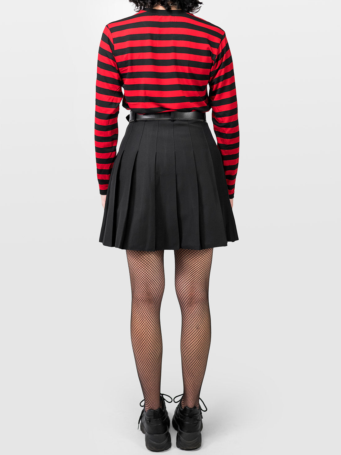 TALL Black Tennis Skirt