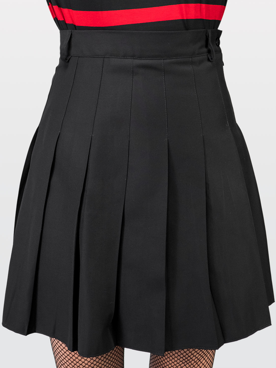 TALL Black Tennis Skirt