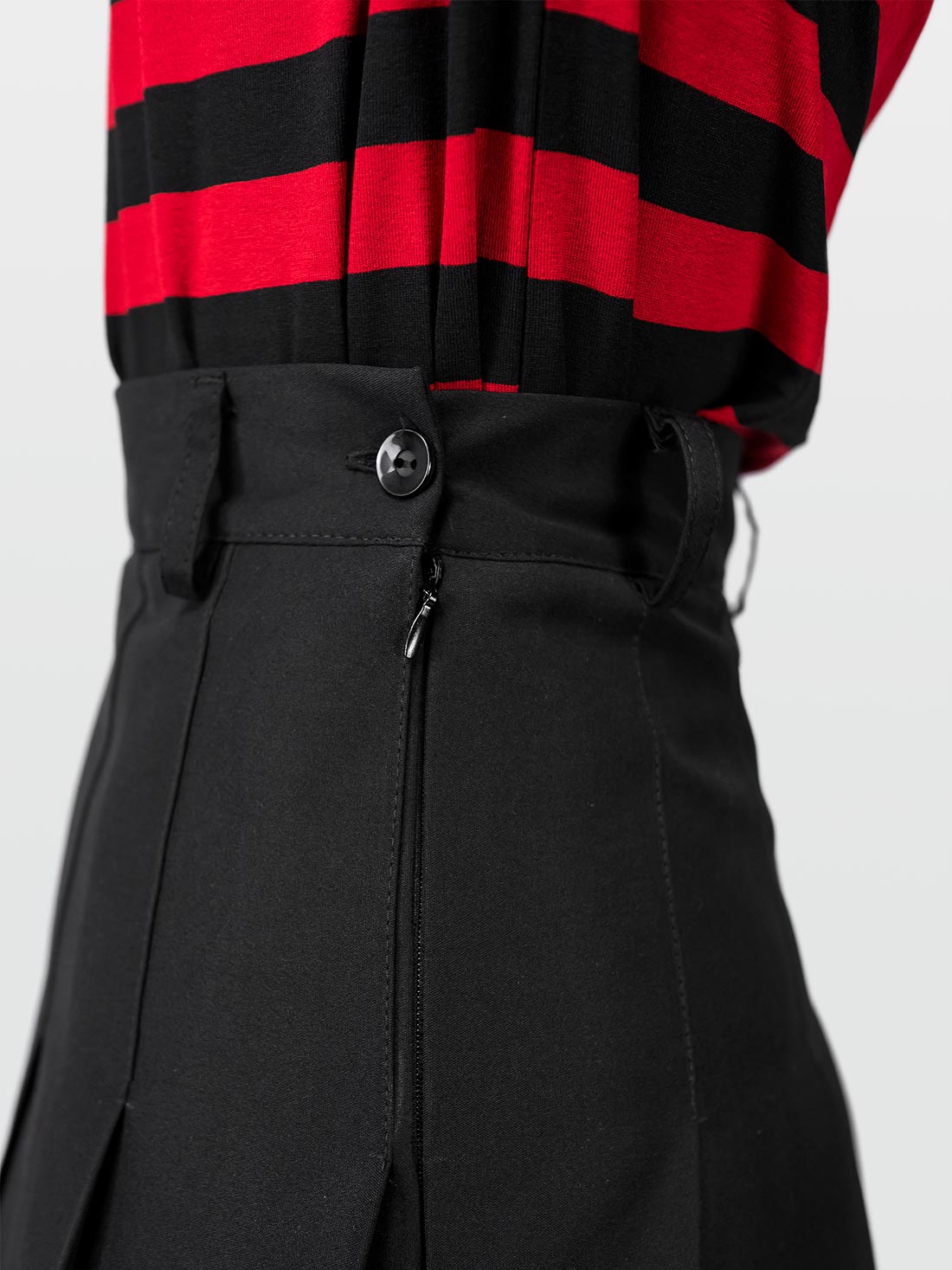 TALL Black Tennis Skirt