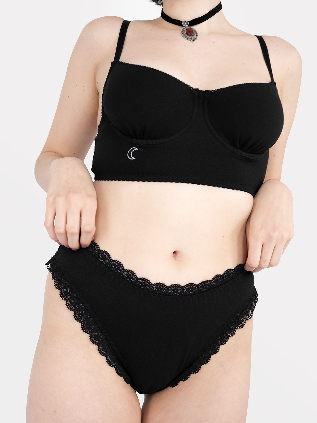 Charm Organic Cotton High Leg Panties