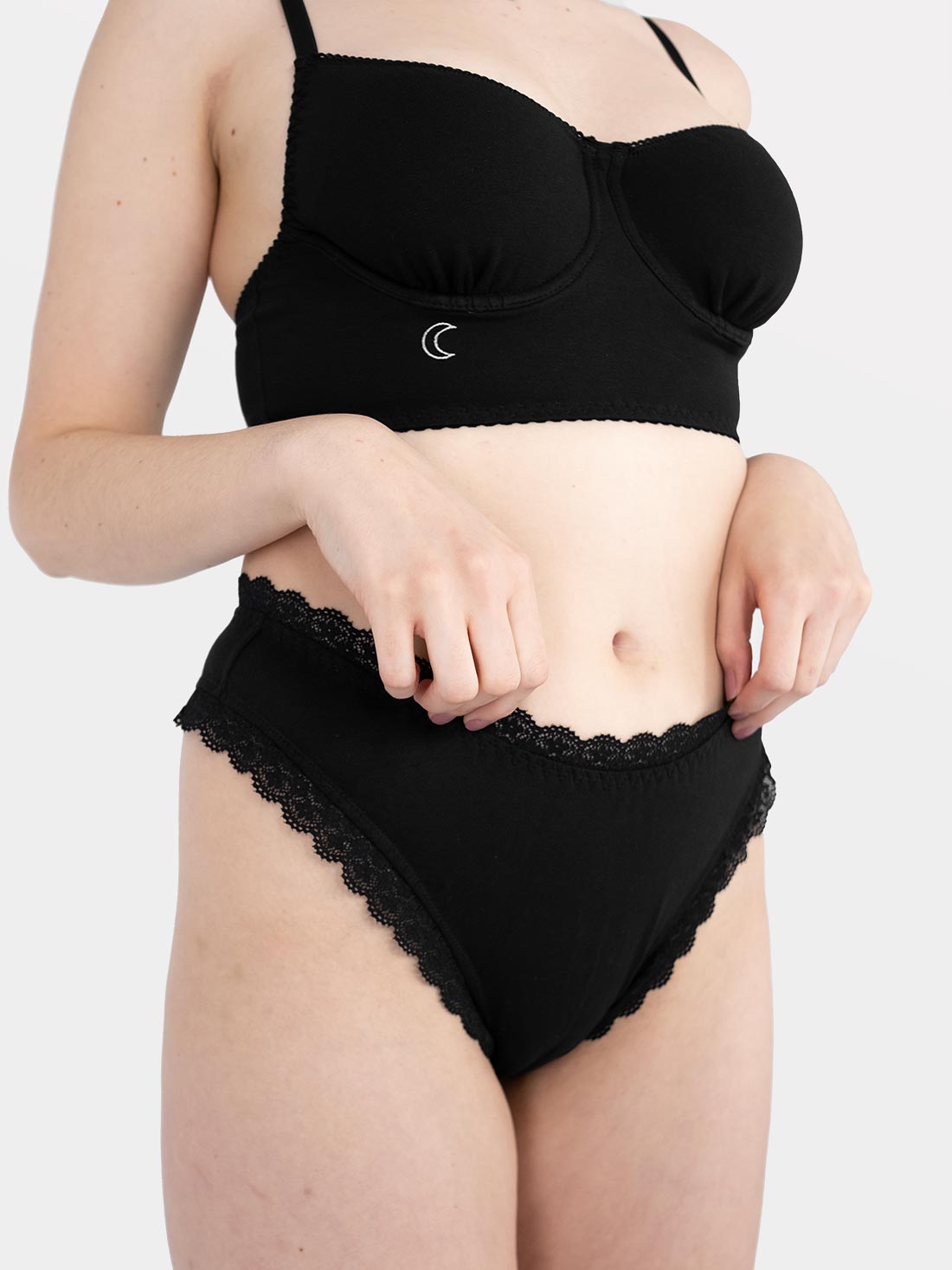Charm Organic Cotton High Leg Panties