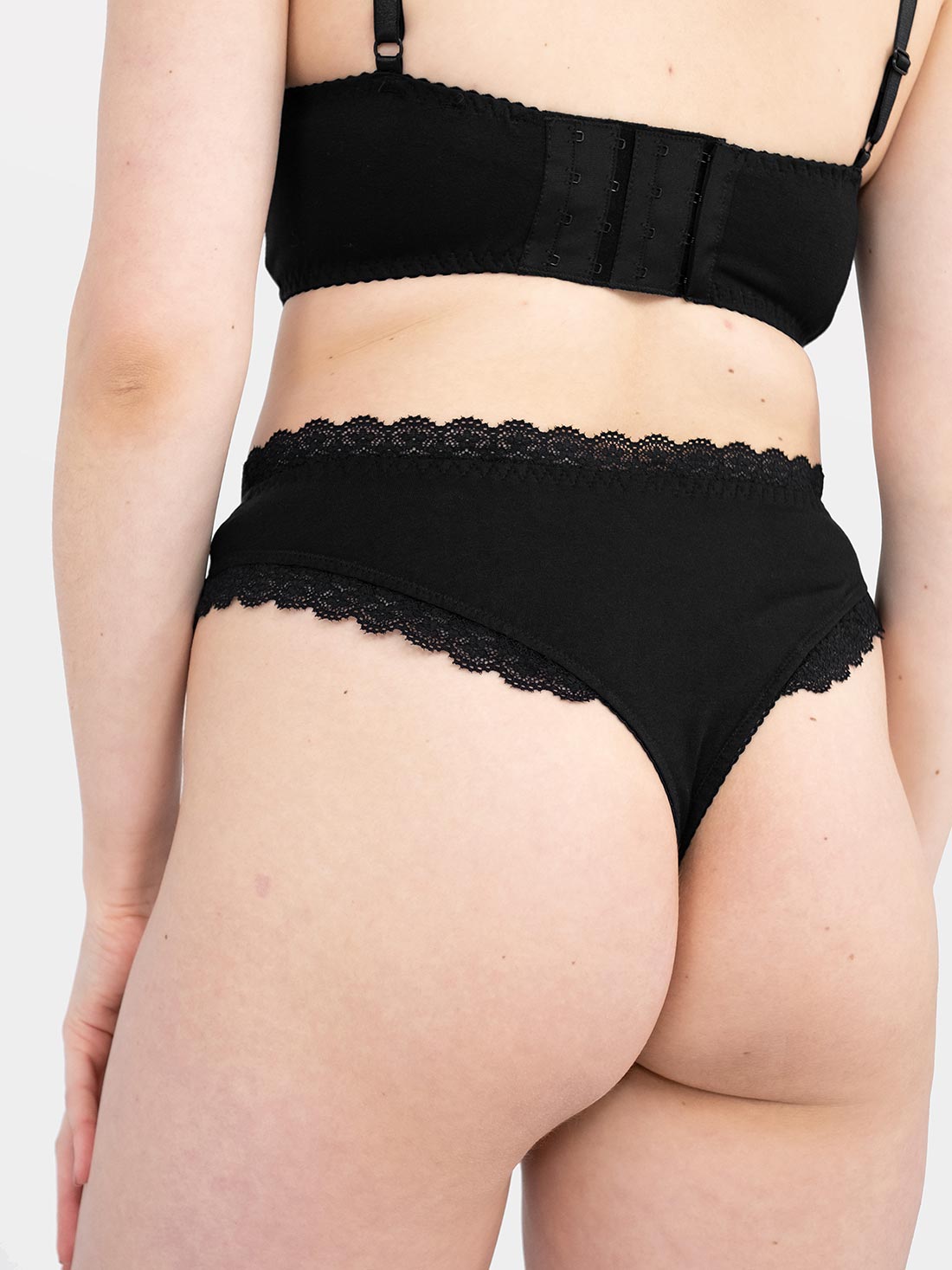 Charm Organic Cotton High Leg Panties