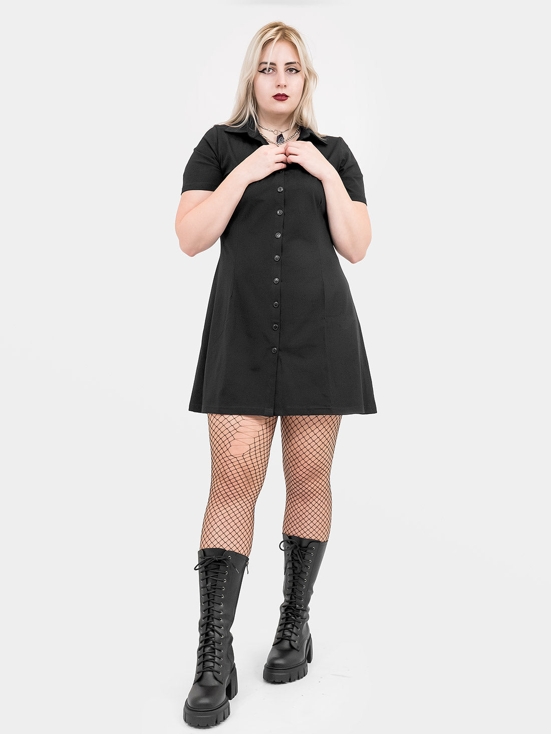 Carmen Button Up Dress