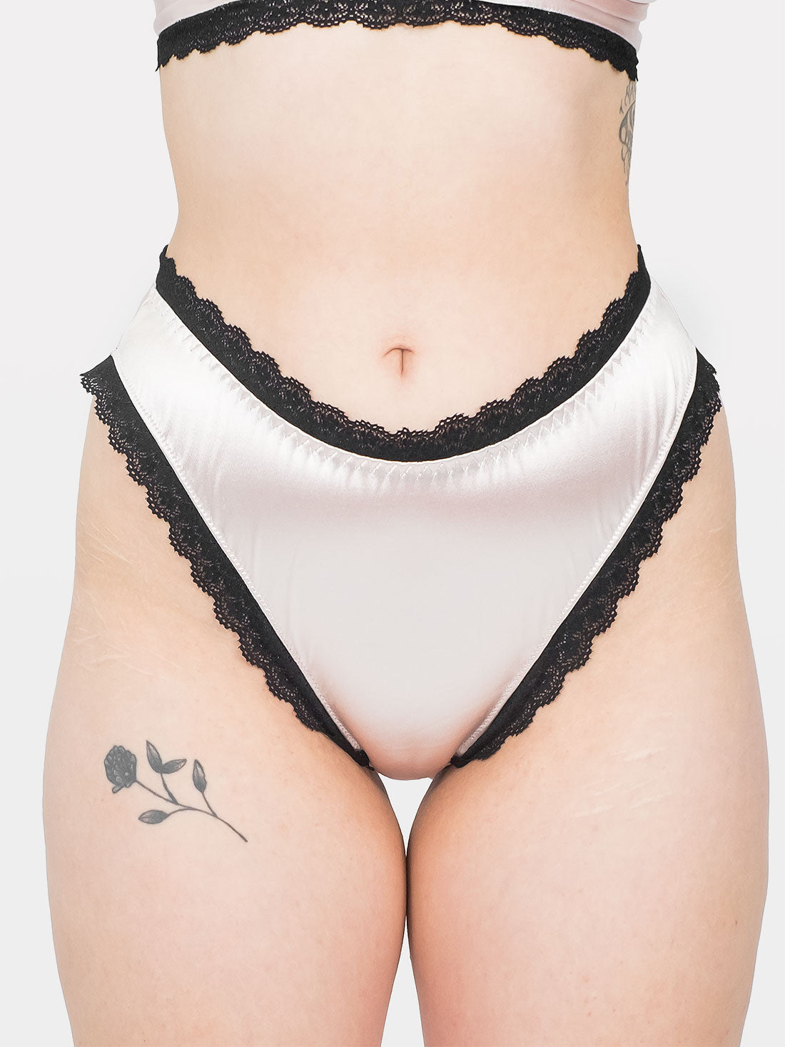 Charm Pink Satin Thongs