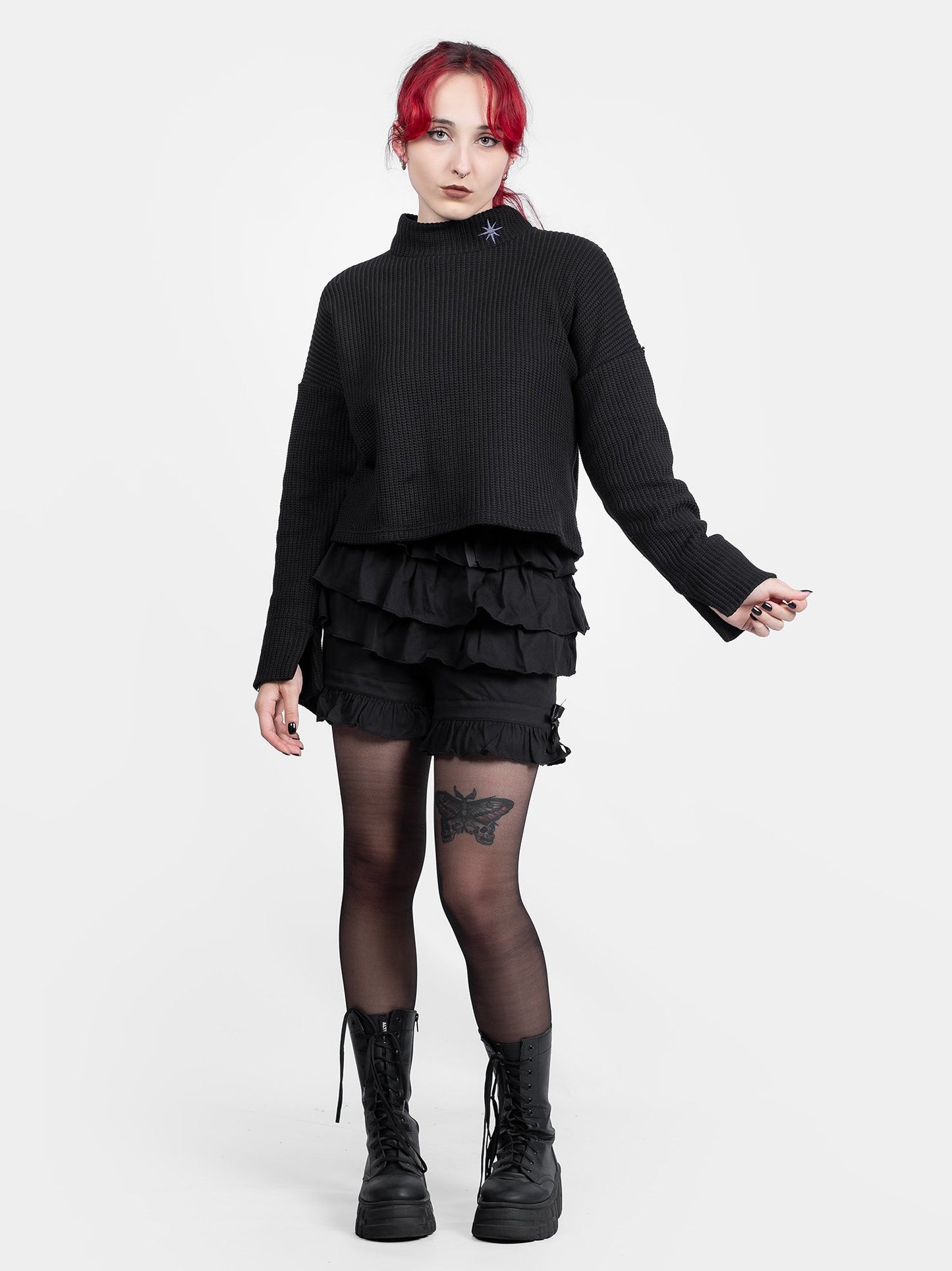 Astrid Cropped Turtleneck